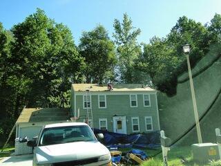 Replacing the old roof