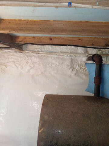 Crawl Space Encapsulation with Spray Foam Insulation