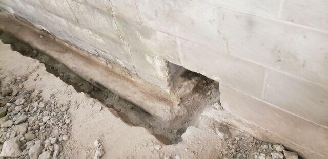 During WaterGuard Installation