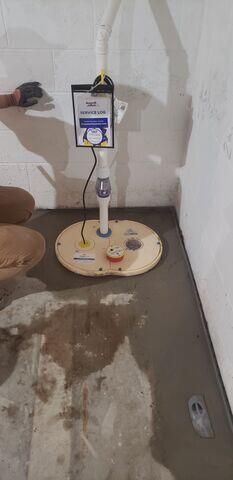 After WaterGuard and SuperSump Installation