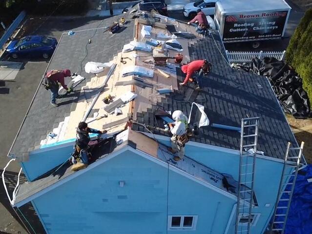 New Shingles Are Installed