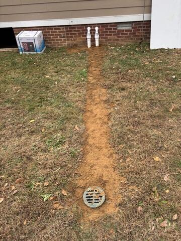 Drainage Lines Installed