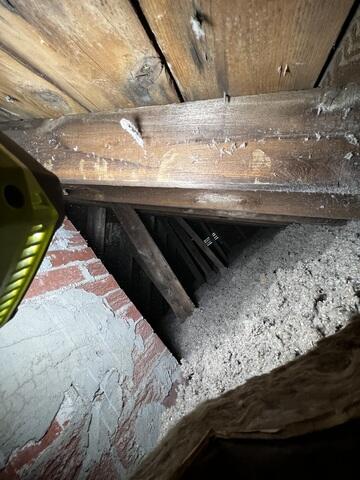 Attic Insulation Installed