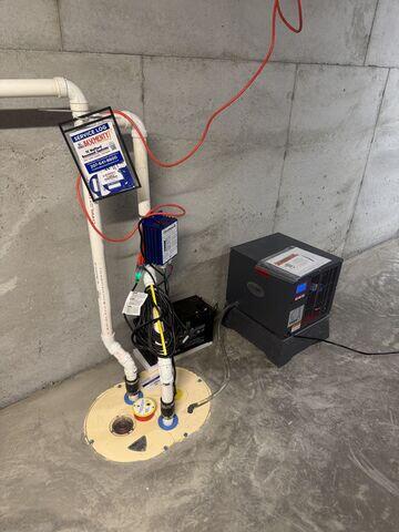 New TripleSafe Sump Pump & SaniDry Sedona