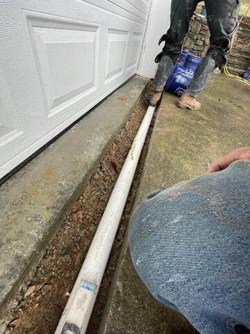 Drainage Lines Installed