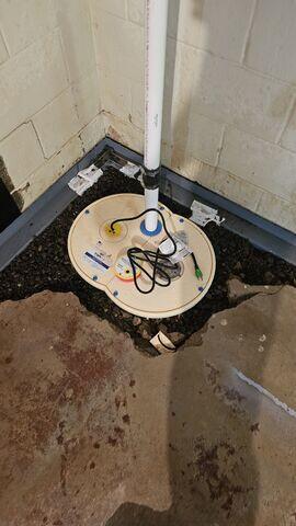 TripleSafe™ Sump Pump Installed for Reliable Drainage