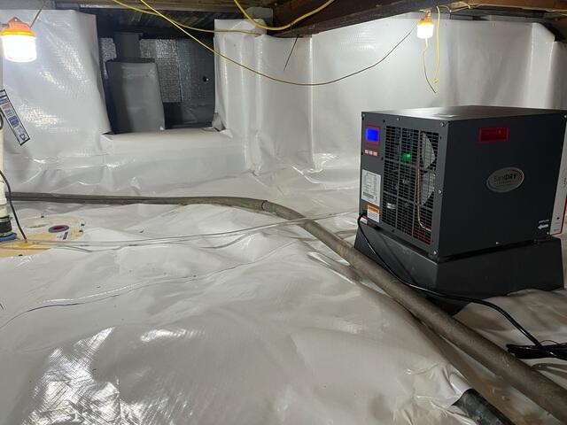 Powerful SaniDry Sedona Dehumidifier