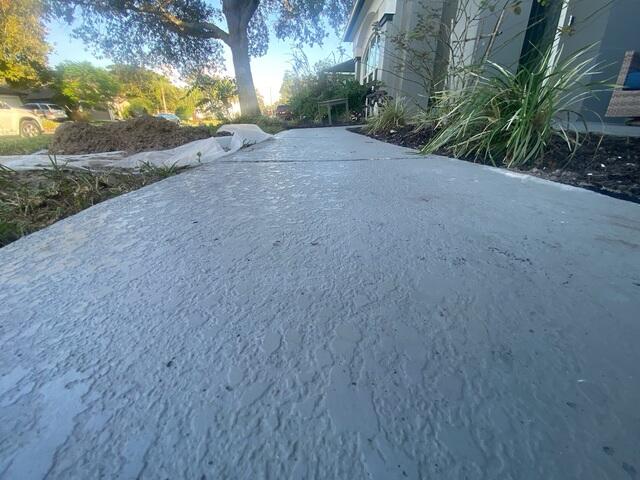 Leveling Concrete Walkway