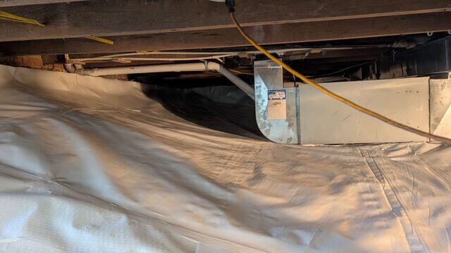 Clean Space To Create A Moisture Barrier