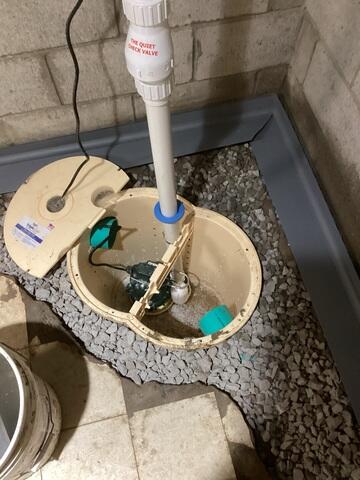 Adding in a Sump Pump System