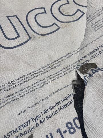 Underlayment is damaged