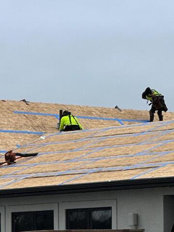 Decking has been inspected and we are sealing the roof