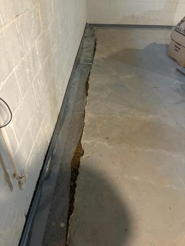 Installation of the Interior Drainage System