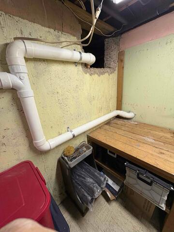 Before Installation - Mixed Foundation Setup in Meriden