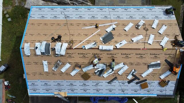 Underlayment Completed & Edge Installed