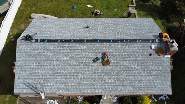 Ridge Vent & Cap Are Installed