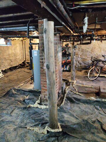 Failing Basement Support Posts