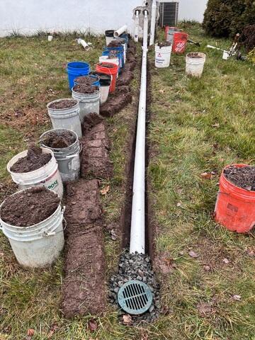 Discharge Line Installation