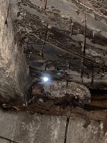 Rotted Crawl Space Wood