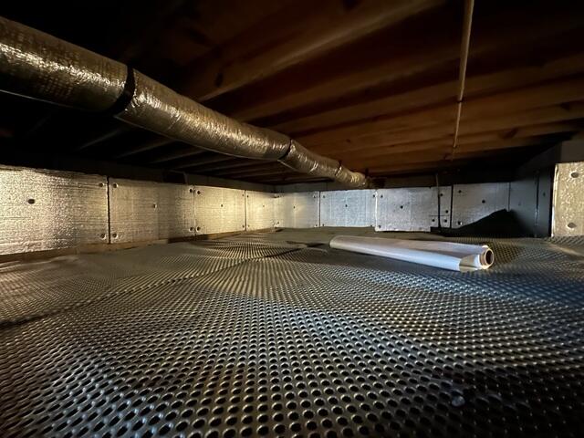 Drainage Matting Installed