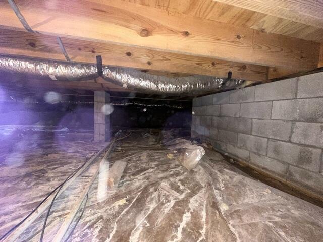 Crawl Space Before Project