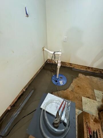 Adding In A Sump Pump System