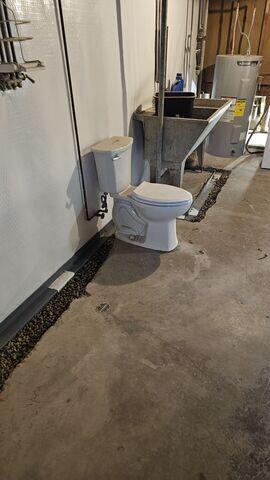 Preparation around plumbing fixtures