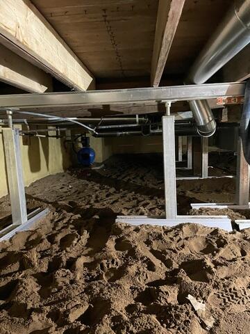 Supplemental beam and SmartJack® prep underway