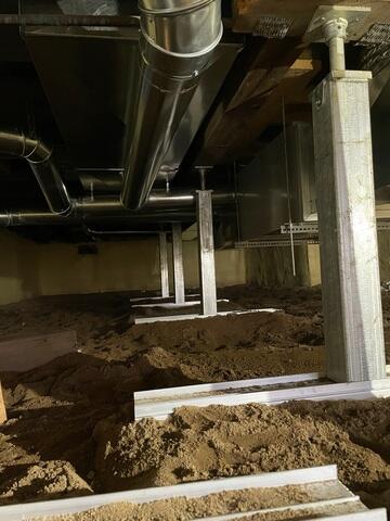 Full stabilization system in place