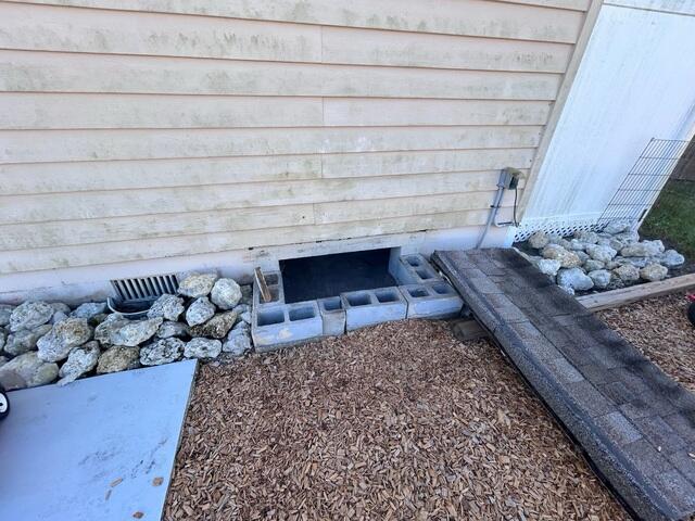 Crawl Space Entrance