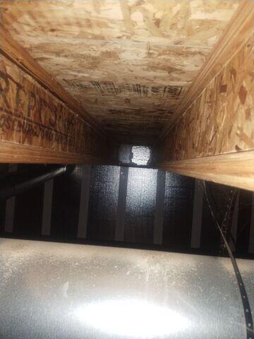 After Installation - SilverGlo Installed Between Floor Joists