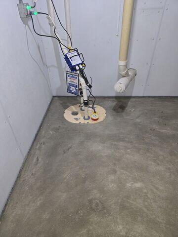 Waterproofed Basement