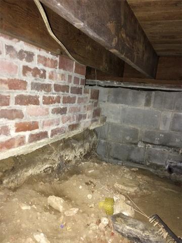 Old crawl space