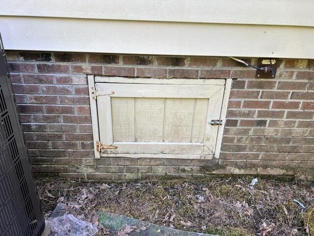 Assessing the Old, Weathered Crawl Space Access Door - Chapel Hill, NC