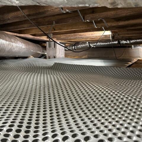 Drainage Matting Installed