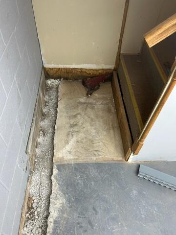 Trench for the Drainage System