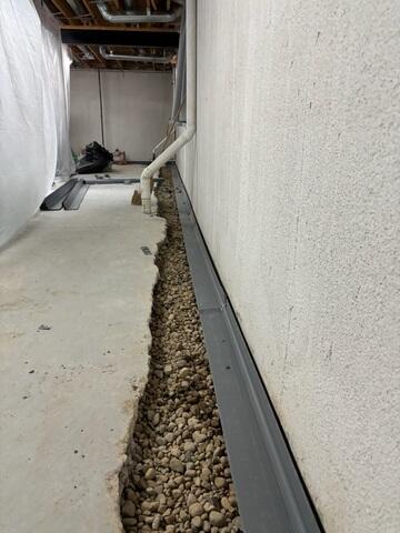 Installation of theInterior Drainage System