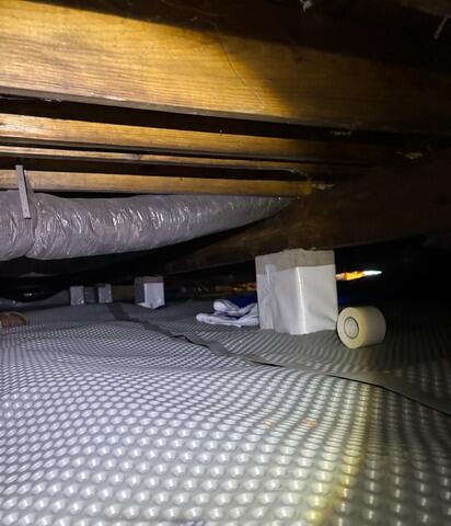 Drainage Matting Installed