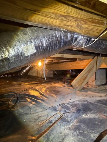 Crawl Space Before Project