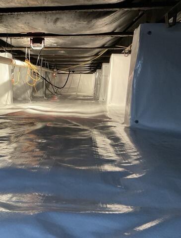 Crawl Space After Encapsulation