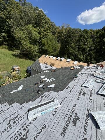 New Shingles Are Installed