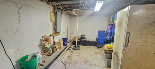 Before Dubuque, IA Basement Waterproofing