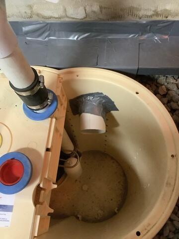 Drainage System Connected to Sump Pump System