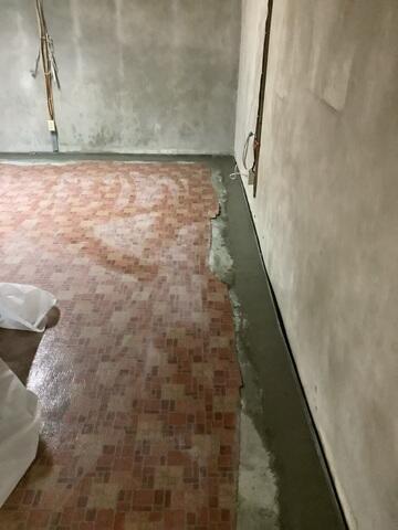 Drainage System Concreted into Foundation