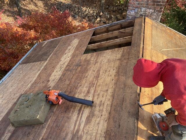 Bad Plywood Is Removed