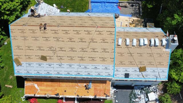 Underlayment Is Installed & Flashing Is Completed