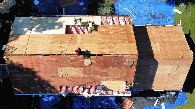 New Plywood Is Installed