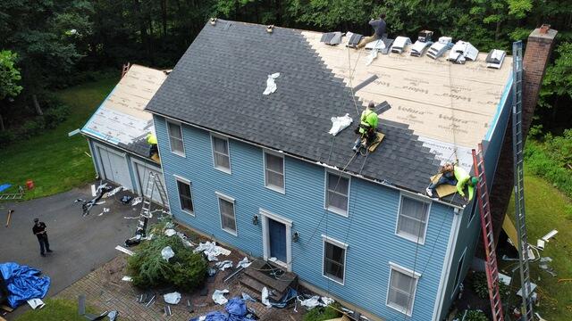 New Shingles Are Installed