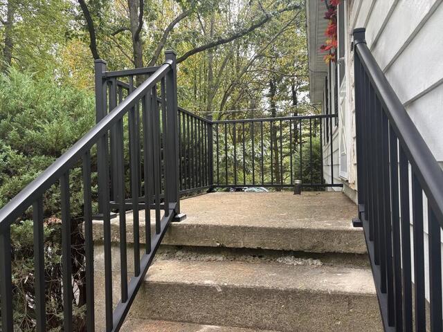 Black 36" C-10 Tuscany Aluminum Railing.