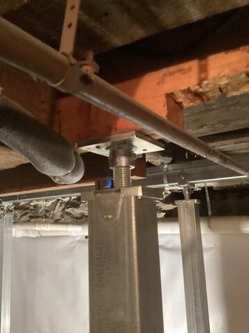 SmartJack Installed to Beam